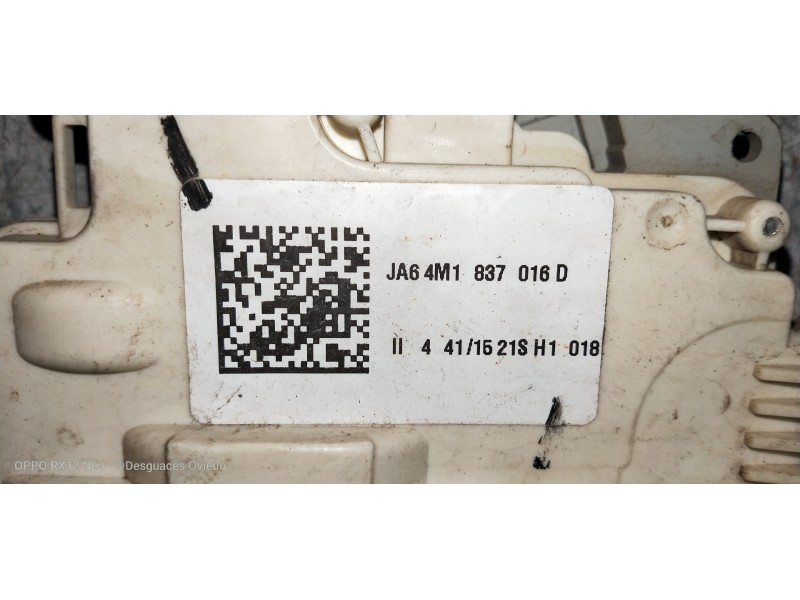 Recambio de motor cierre centralizado delantero derecho para audi q7 (4m) 3.0 tdi quattro referencia OEM IAM 4M1837016D  