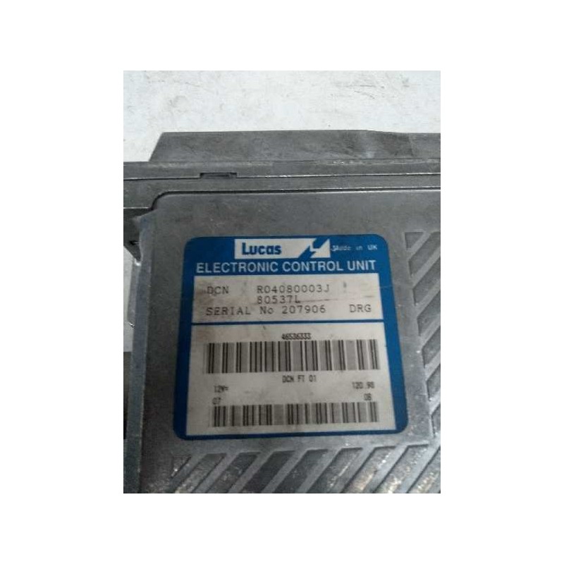 Recambio de centralita motor uce para fiat marea weekend (185) 1.9 turbodiesel referencia OEM IAM R04080003J 80537L 