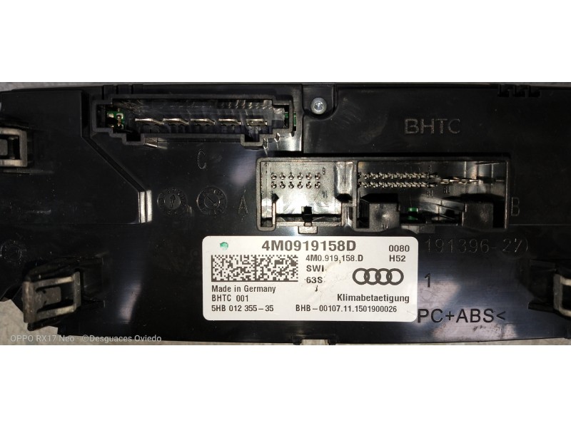Recambio de mando multifuncion para audi q7 (4m) 3.0 tdi quattro referencia OEM IAM 4M0919158D 5HB01235535 