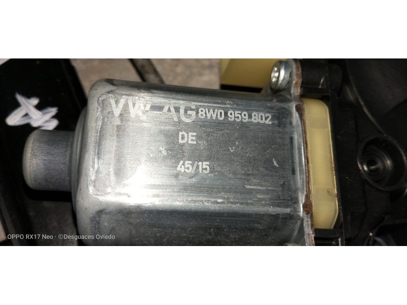 Recambio de elevalunas trasero izquierdo para audi q7 (4m) 3.0 tdi quattro referencia OEM IAM 4M0839461A 8W0959802 
