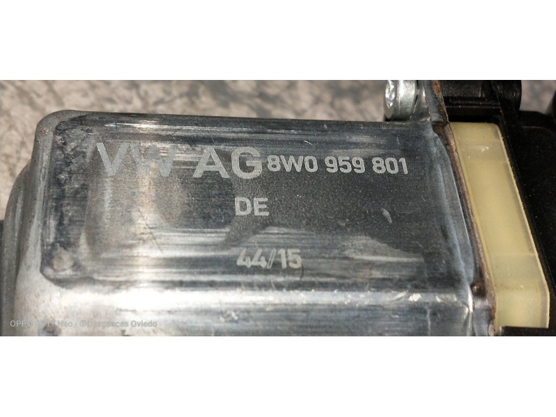 Recambio de elevalunas delantero derecho para audi q7 (4m) 3.0 tdi quattro referencia OEM IAM 4M0837462A 8W0959801 