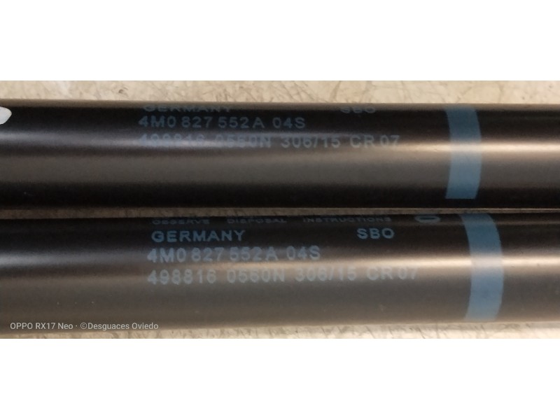 Recambio de amortiguadores maletero / porton para audi q7 (4m) 3.0 tdi quattro referencia OEM IAM 4M0827552A  
