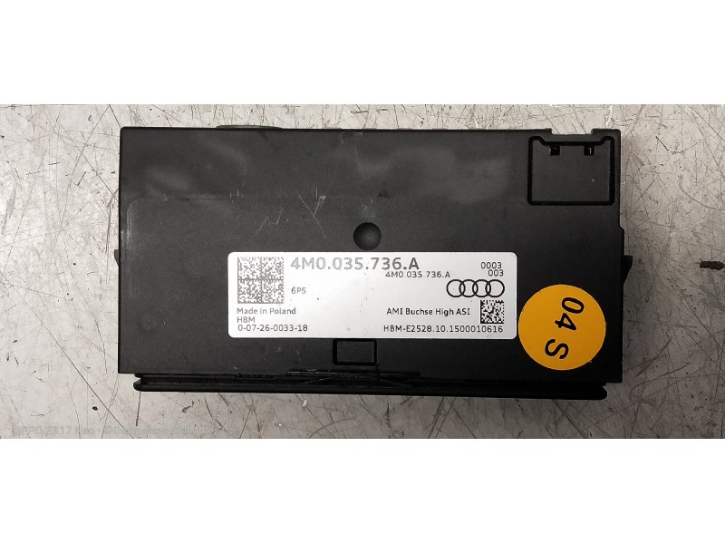 Recambio de modulo electronico para audi q7 (4m) 3.0 tdi quattro referencia OEM IAM 4M0035736A  