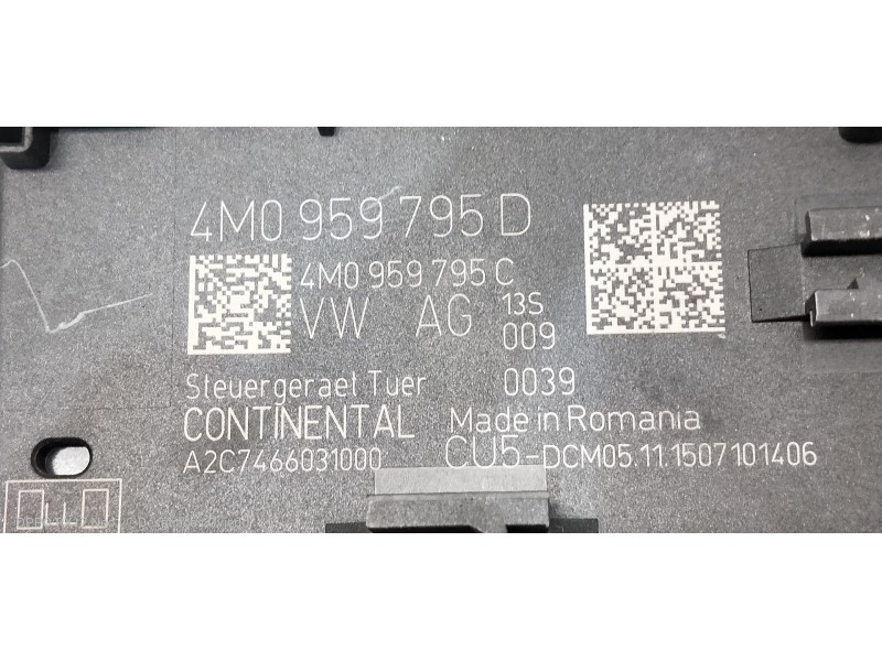 Recambio de modulo electronico para audi q7 (4m) 3.0 tdi quattro referencia OEM IAM 4M0959795D  