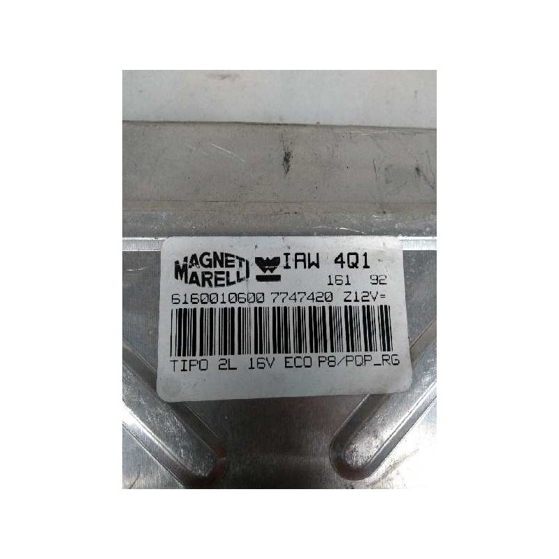 Recambio de centralita motor uce para fiat tipo (160) referencia OEM IAM IAW4Q1 6160010600 7747420 Recambio de centralita motor uce para fiat tipo (160) referencia OEM IAM IAW4Q1 6160010600 7747420