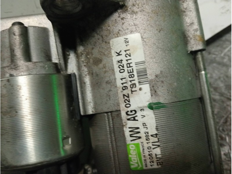 Recambio de motor arranque para seat ibiza (6j5) stylance / style referencia OEM IAM 02Z911024K   Recambio de motor arranque para seat ibiza (6j5) stylance / style referencia OEM IAM 02Z911024K