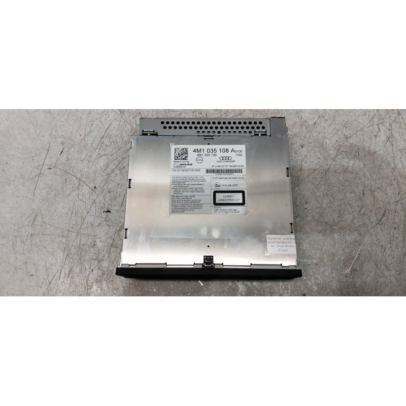 Recambio de sistema audio / radio cd para audi q7 (4m) 3.0 tdi quattro referencia OEM IAM 4M1035108A CARGADOR DVD 