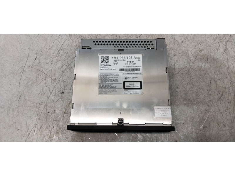 Recambio de sistema audio / radio cd para audi q7 (4m) 3.0 tdi quattro referencia OEM IAM 4M1035108A CARGADOR DVD 