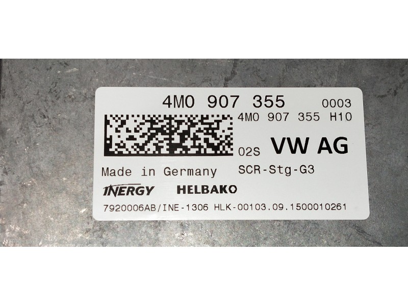 Recambio de modulo electronico para audi q7 (4m) 3.0 tdi quattro referencia OEM IAM 4M0907355  