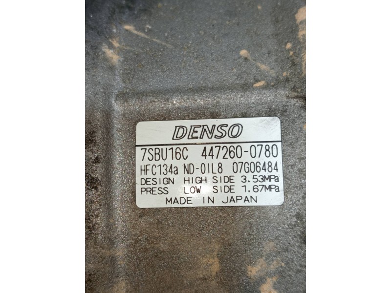 Recambio de compresor aire acondicionado para bmw x3 (e83) 3.0d referencia OEM IAM 4472600780 7SBU16C 