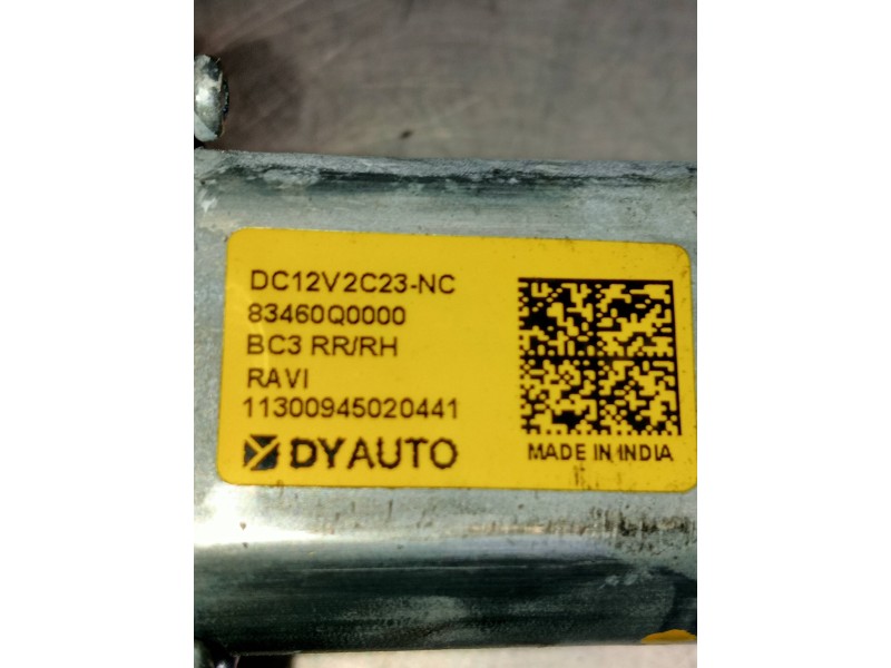 Recambio de elevalunas trasero derecho para hyundai i20 classic referencia OEM IAM 83460Q0000 BC3RRRH 