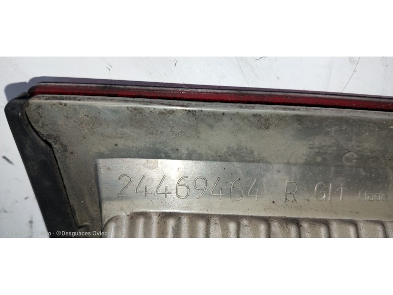 Recambio de piloto trasero derecho interior para opel vectra c caravan elegance referencia OEM IAM 24469464R  