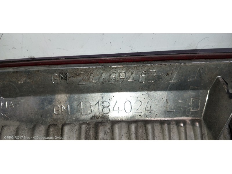 Recambio de piloto trasero izquierdo interior para opel vectra c caravan elegance referencia OEM IAM 24469463LN 13184024LD 