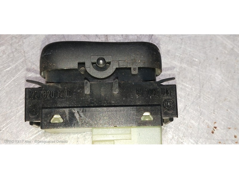 Recambio de mando elevalunas delantero derecho para mercedes clase s (w220) berlina 430 (220.070) referencia OEM IAM 2208201210 