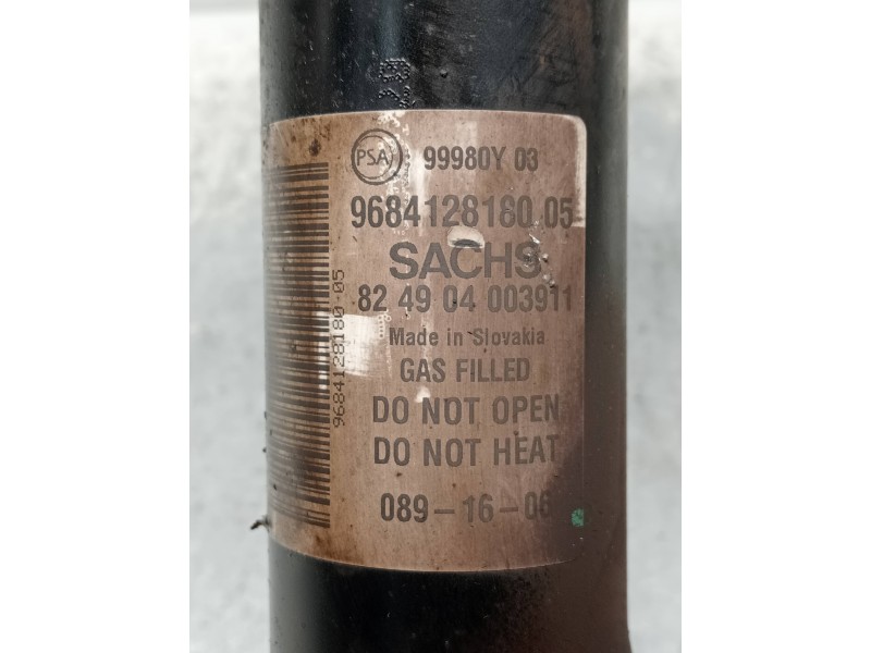 Recambio de amortiguador delantero izquierdo para peugeot partner kombi access referencia OEM IAM 9684128180 824904003911 