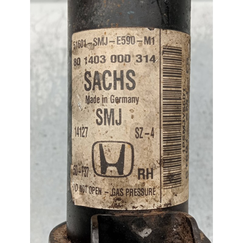 Recambio de amortiguador delantero izquierdo para honda civic berlina 5 (fk) 2.2 i-ctdi executive referencia OEM IAM 51601SMJE59