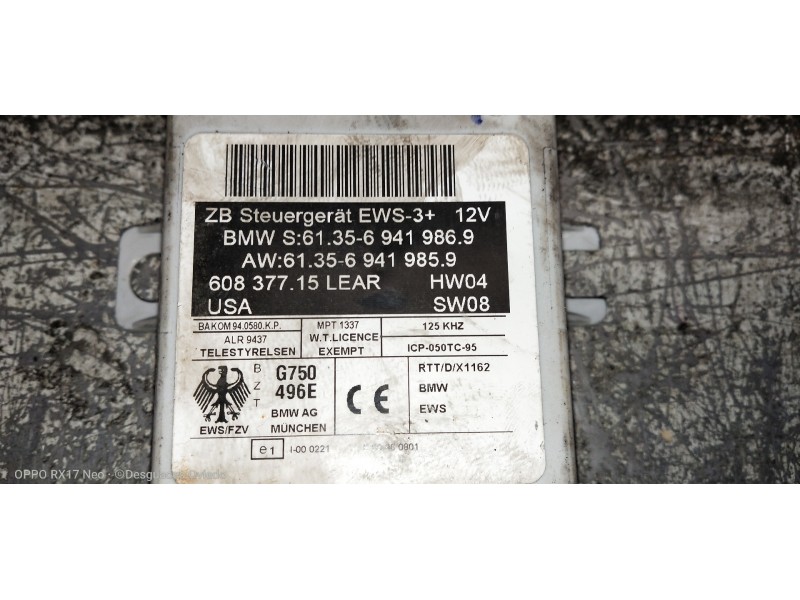 Recambio de modulo electronico para bmw x3 (e83) 3.0d referencia OEM IAM 69419869 69419859 60837715