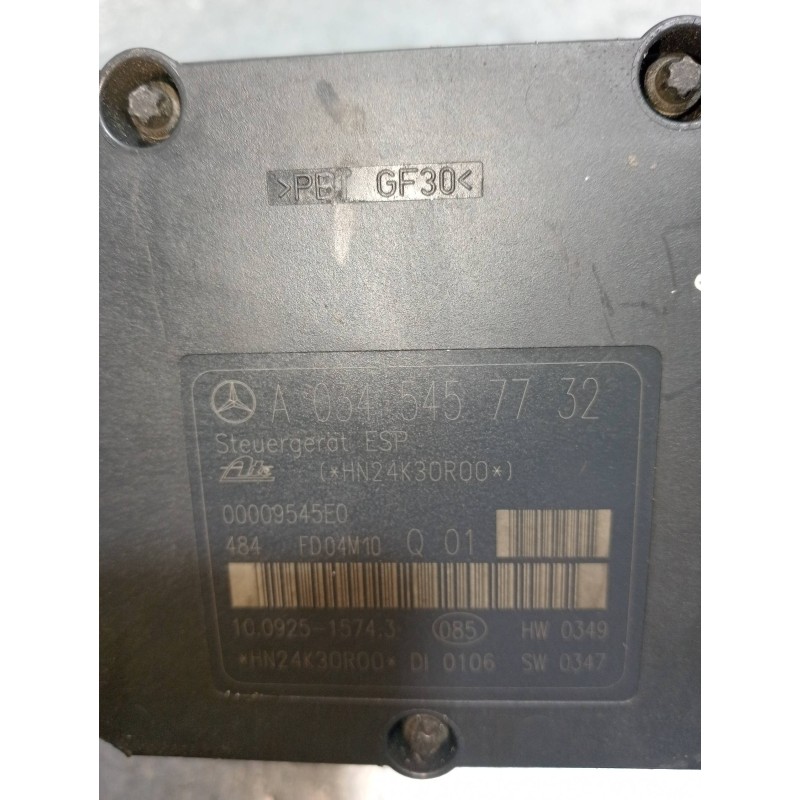 Recambio de abs para mercedes clase clk (w209) coupe 270 cdi (209.316) referencia OEM IAM 10092515743 A0345457732 