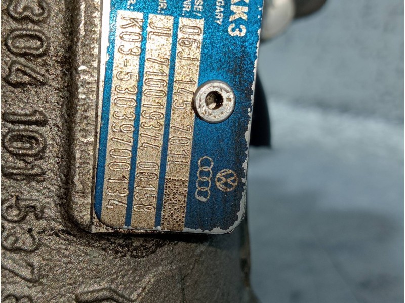 Recambio de turbocompresor para seat altea xl (5p5) sport-up referencia OEM IAM 06J145701L 710019374 K0353039700134