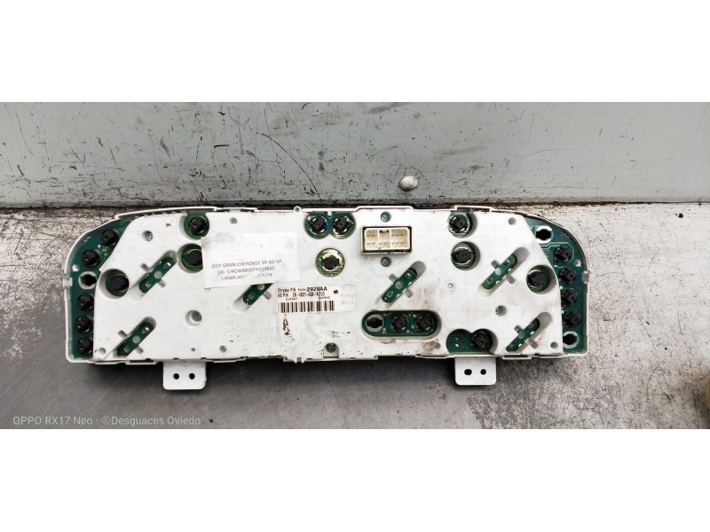 Recambio de cuadro instrumentos para jeep gr.cherokee (wj/wg) 4.0 limited referencia OEM IAM 56042929AA CR0021002K0C0 