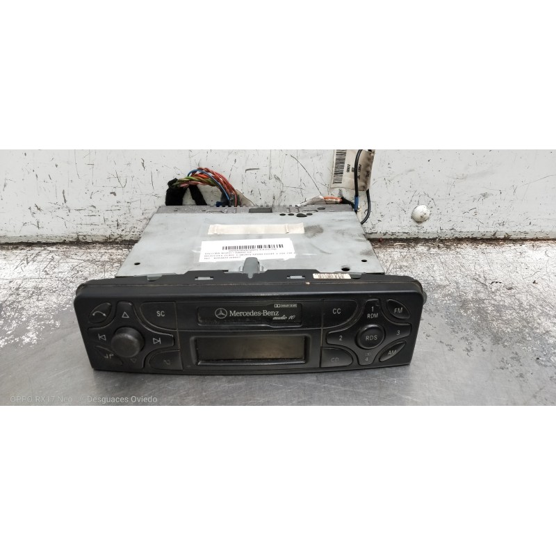 Recambio de sistema audio / radio cd para mercedes clase c (w203) sportcoupe c 220 cdi (203.706) referencia OEM IAM A20382016860