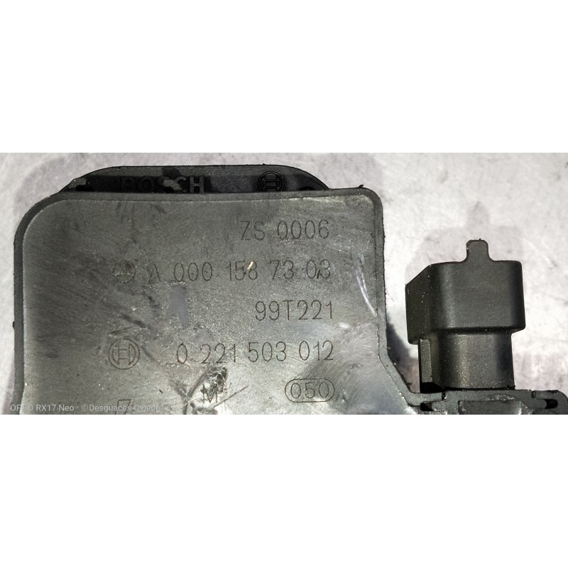 Recambio de bobina encendido para mercedes clase s (w220) berlina 430 (220.070) referencia OEM IAM A0001587303 0221503012 