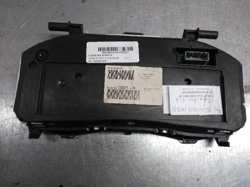 Recambio de cuadro instrumentos para renault clio iii 1.5 dci diesel referencia OEM IAM 8200821001B 7AGC008875 