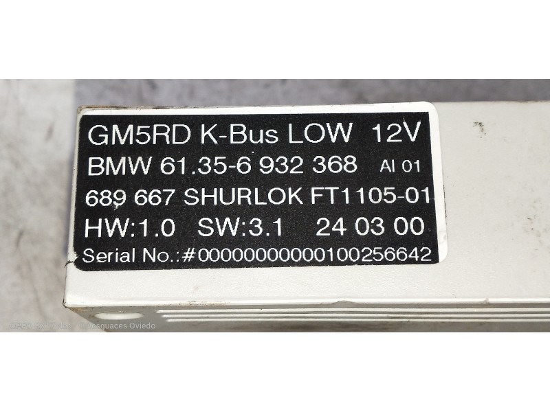 Recambio de modulo electronico para bmw serie 3 compact (e46) 320td referencia OEM IAM 61356932368  