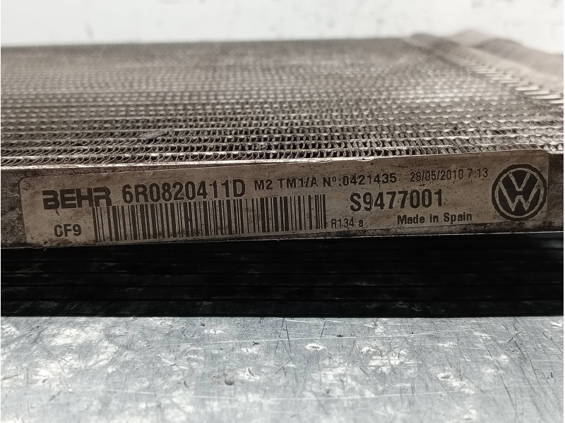 Recambio de condensador / radiador aire acondicionado para seat ibiza (6j5) stylance / style referencia OEM IAM 6R0820411D   Recambio de condensador / radiador aire acondicionado para seat ibiza (6j5) stylance / style referencia OEM IAM 6R0820411D