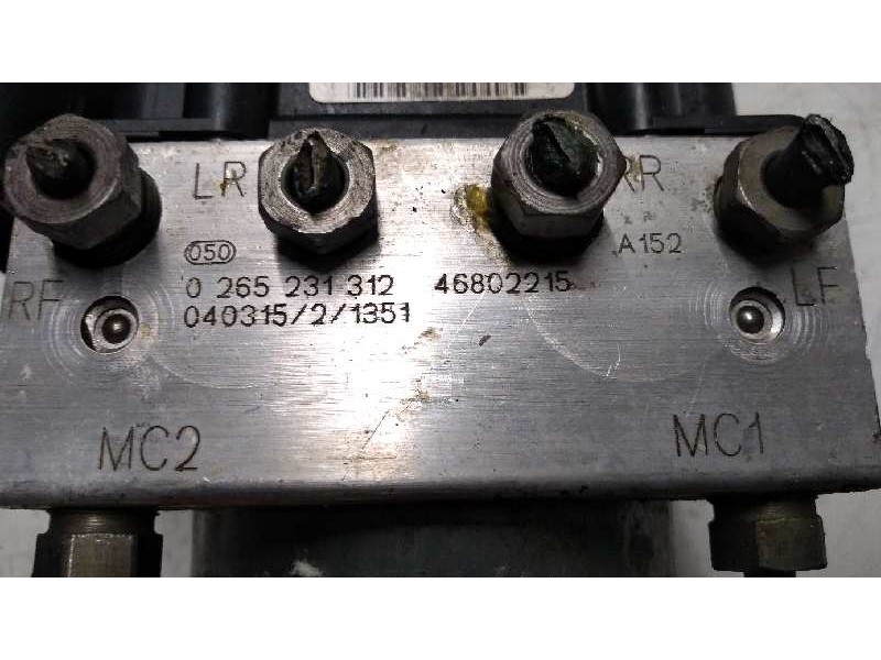 Recambio de abs para fiat panda (169) 1.2 cat referencia OEM IAM 0265231312 0265800306 46802215