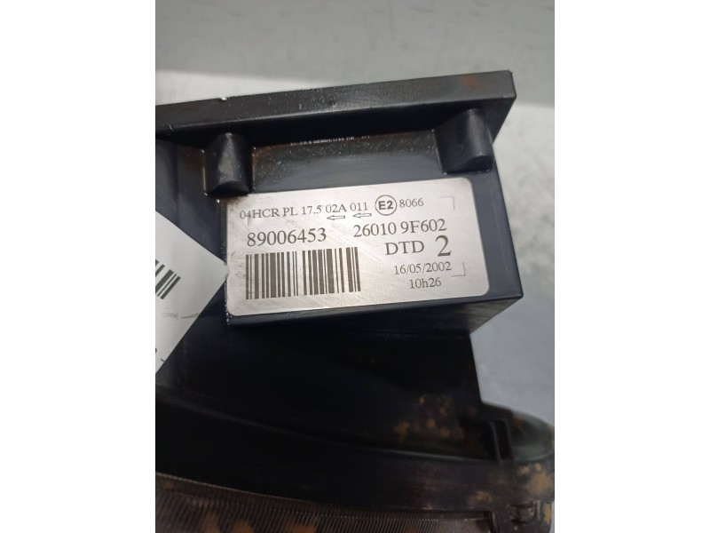 Recambio de faro derecho para nissan primera berlina (p11) comfort referencia OEM IAM 89006453 260109F602 