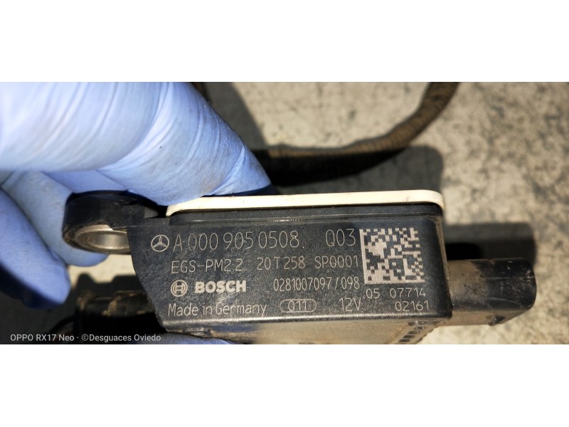 Recambio de sonda lambda para mercedes sprinter iii furgón fwd 2.1 cdi cat referencia OEM IAM 0281007097 0281007098 A0009050508 