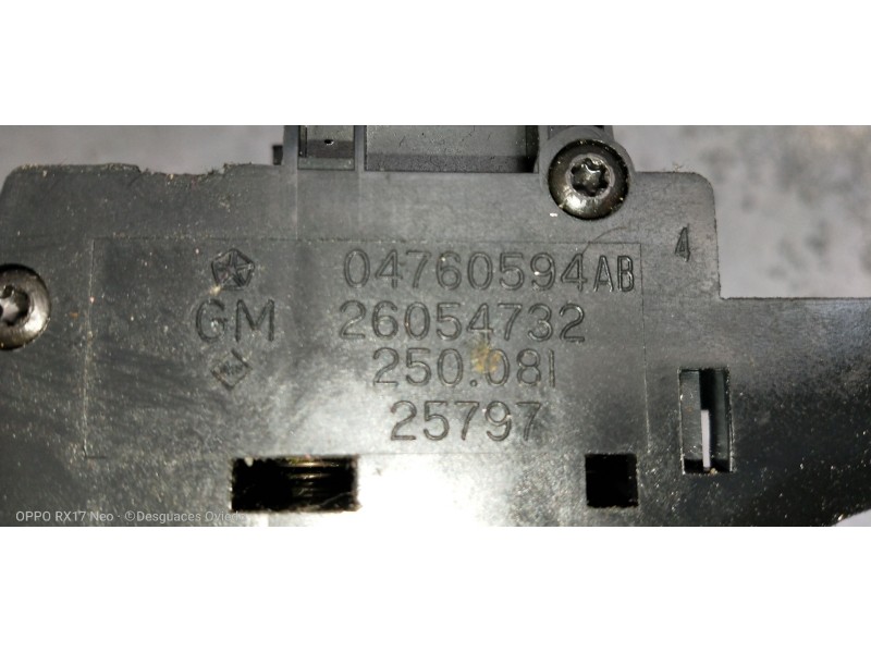 Recambio de mando luces para chrysler 300 m (lr) 2.7 v6 referencia OEM IAM 04760594AB 26054732 25797