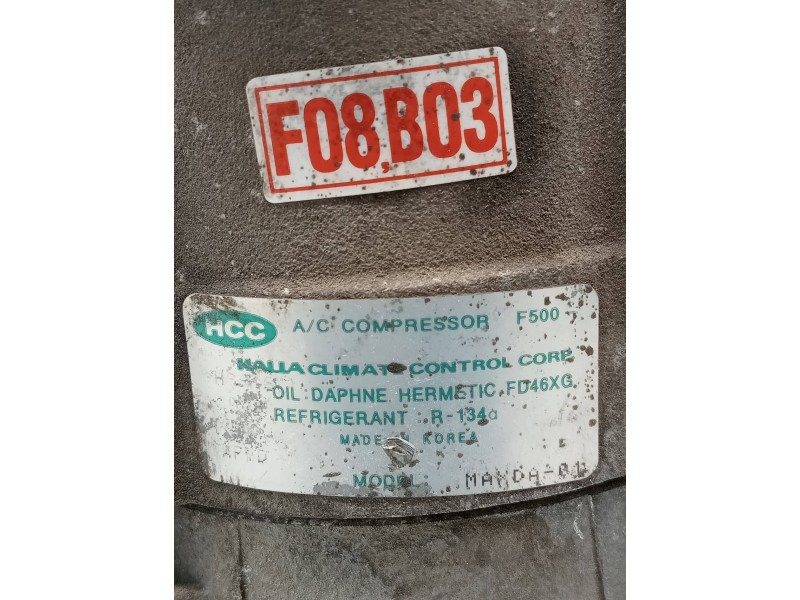 Recambio de compresor aire acondicionado para hyundai santa fe (sm) 2.0 gls crdi referencia OEM IAM   