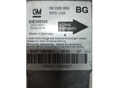 Recambio de centralita airbag para opel zafira a 2.0 dti referencia OEM IAM 5WK42926 330518650 09229303 2