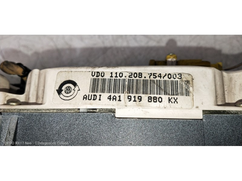 Recambio de cuadro instrumentos para audi a6 berlina (c4) 2.8 referencia OEM IAM 4A1919880KX 110208754003 
