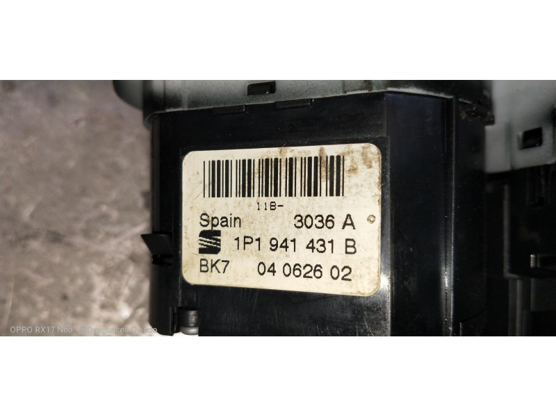 Recambio de mando luces para seat leon (1p1) reference referencia OEM IAM 1P1941431B 5P0919094A 