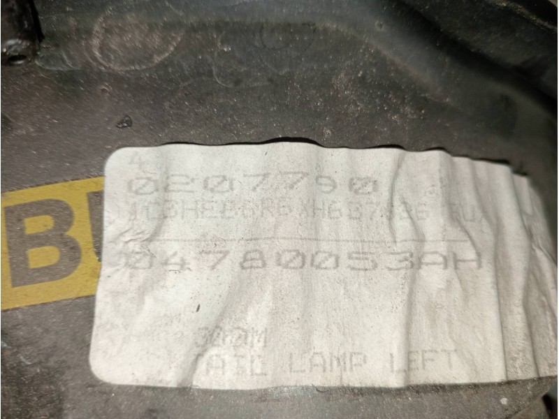 Recambio de piloto trasero izquierdo para chrysler 300 m (lr) 2.7 v6 referencia OEM IAM 0207790 04780053AH 