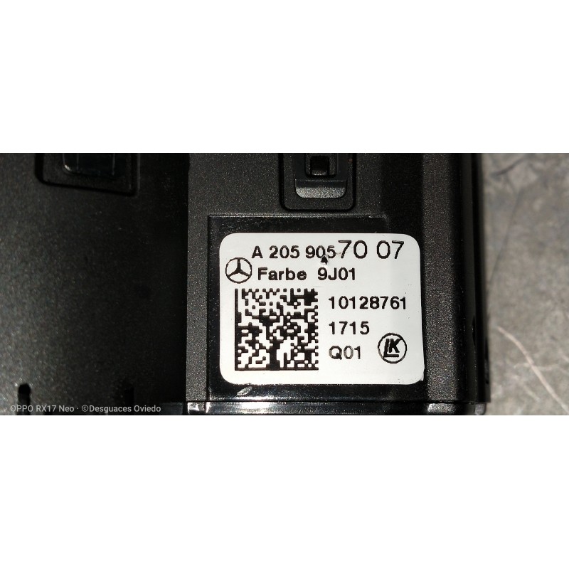 Recambio de mando luces para mercedes clase c (w205) lim. 2.1 cdi cat referencia OEM IAM A2059057007  