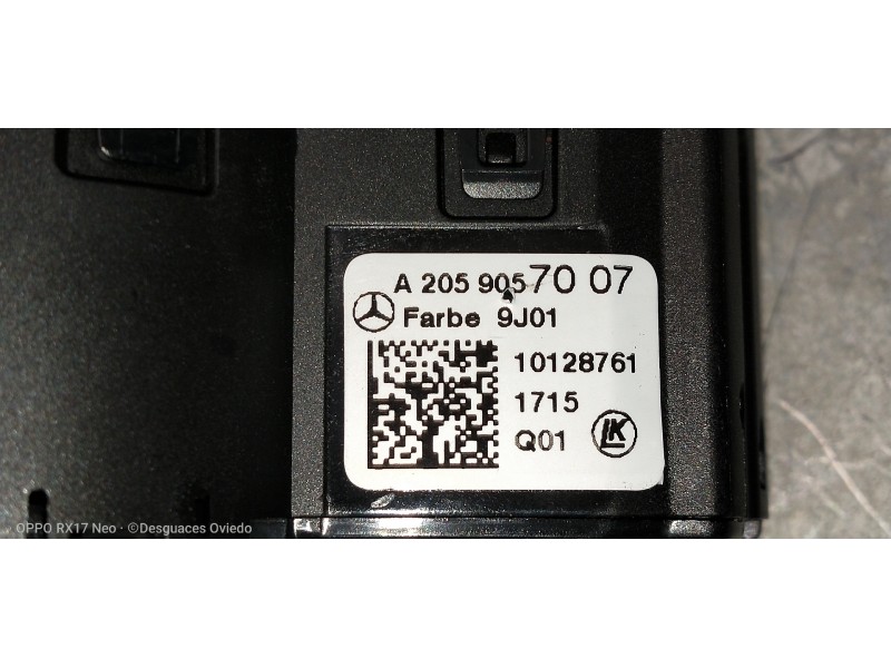 Recambio de mando luces para mercedes clase c (w205) lim. 2.1 cdi cat referencia OEM IAM A2059057007  