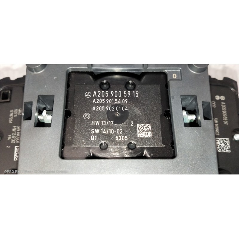 Recambio de mando multifuncion para mercedes clase c (w205) lim. 2.1 cdi cat referencia OEM IAM A2059008018 A2059005915 A2059059