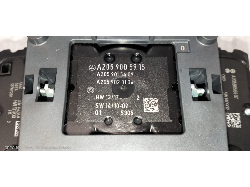 Recambio de mando multifuncion para mercedes clase c (w205) lim. 2.1 cdi cat referencia OEM IAM A2059008018 A2059005915 A2059059