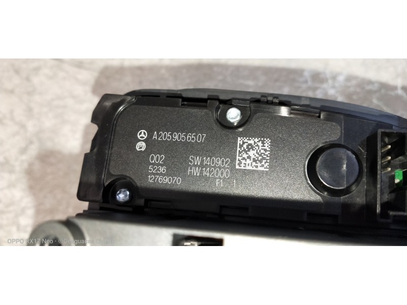 Recambio de mando multifuncion para mercedes clase c (w205) lim. 2.1 cdi cat referencia OEM IAM A2059008018 A2059005915 A2059059