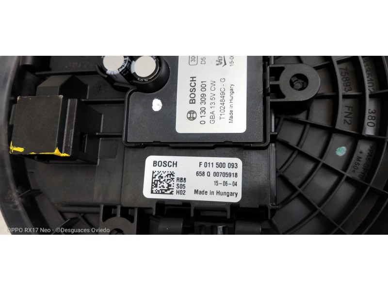 Recambio de motor calefaccion para mercedes clase c (w205) lim. 2.1 cdi cat referencia OEM IAM   