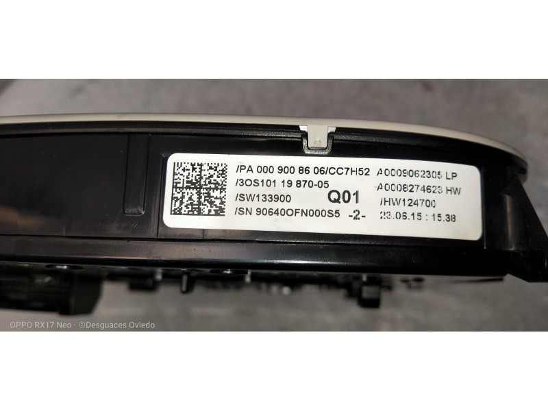 Recambio de luz interior para mercedes clase c (w205) lim. 2.1 cdi cat referencia OEM IAM A0009062305 A0008274623 3OS1011987005 