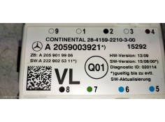 Recambio de modulo electronico para mercedes clase c (w205) lim. 2.1 cdi cat referencia OEM IAM A2059003921 A2059019906 A2229025 2