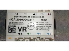Recambio de modulo electronico para mercedes clase c (w205) lim. 2.1 cdi cat referencia OEM IAM A2059004221 A2059010207 A2229025 2