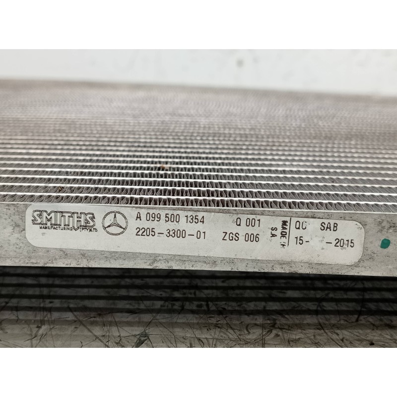 Recambio de condensador / radiador aire acondicionado para mercedes clase c (w205) lim. 2.1 cdi cat referencia OEM IAM A09950013