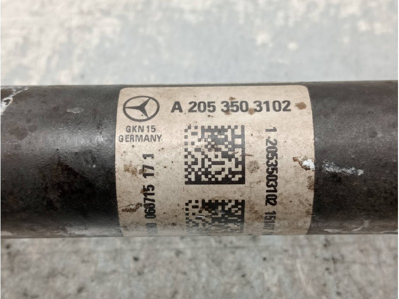 Recambio de transmision trasera derecha para mercedes clase c (w205) lim. 2.1 cdi cat referencia OEM IAM A2053503102  