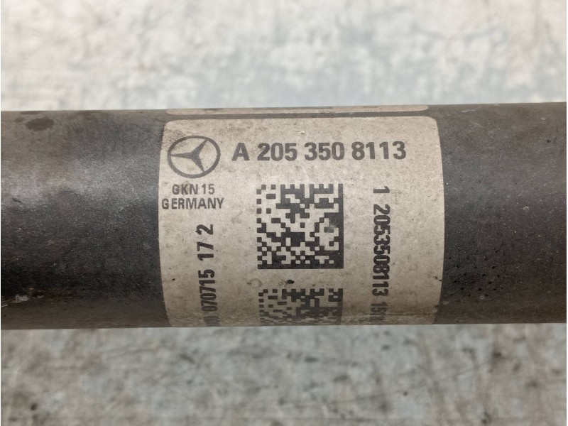 Recambio de transmision trasera izquierda para mercedes clase c (w205) lim. 2.1 cdi cat referencia OEM IAM A2053508113  